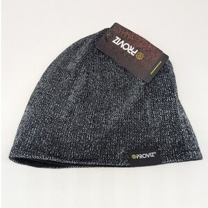 Proviz Reflective Fleece Lined Running Beanie Unisex OS Black PV2182 Cap Hat NWT